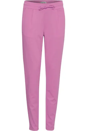 Ichi Ihkate Pa2 Long Bottoms Trousers Joggers Pink