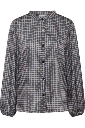 NORVIG Johanne Blouse Tops Blouses Long-sleeved Black