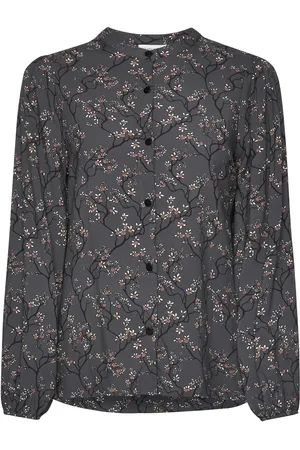 NORVIG Johanne Blouse Tops Blouses Long-sleeved Black