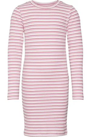 VERO MODA Vmvio Ls Short Dress Jrs Girl Dresses & Skirts Dresses Casual Dresses Long-sleeved Casual Dresses Red