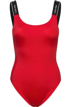 Calvin Klein Piece-Rp Uimapuku Uima-asut Red
