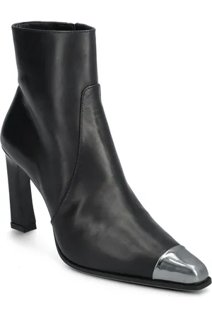 HUGO BOSS Tarah_Bootie90_Napu Shoes Boots Ankle Boots Ankle Boots With Heel Black