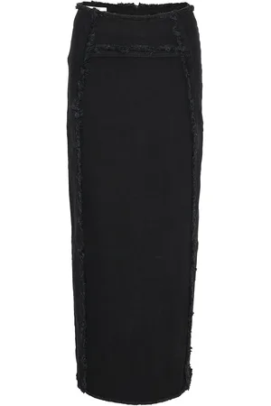 Gestuz Catiagz Hw Long Skirt Pitkä Hame Black