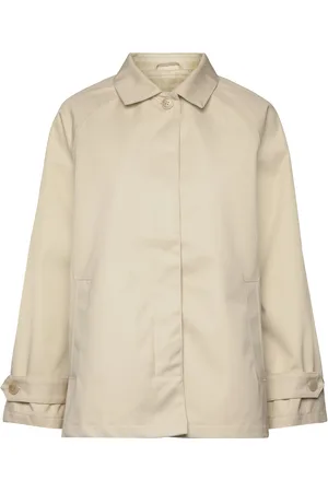 Ilse Jacobsen Cotten Rain Coat Outerwear Jackets Utility Jackets Beige