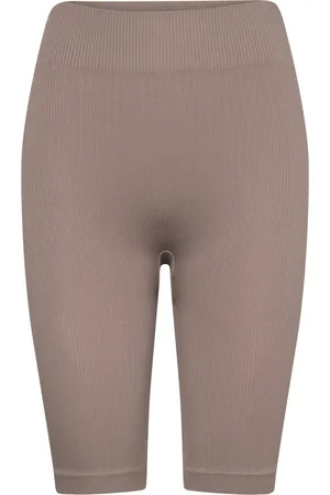 ONLY Onpjaia Life Hw Seam Long Shorts Noos Sport Shorts Cycling Shorts Brown