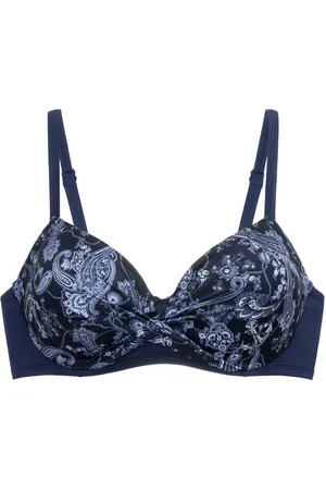 Dorina Canberra Bikini Top Swimwear Bikinis Bikini Tops Wired Bikinitops Blue