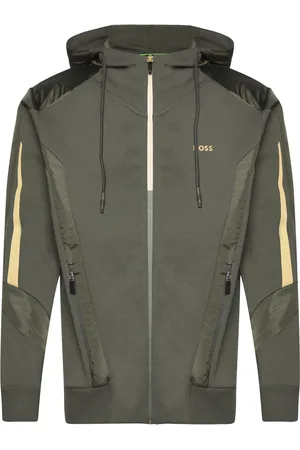 HUGO BOSS Saggon Sport Sweat-shirts & Hoodies Hoodies Khaki Green