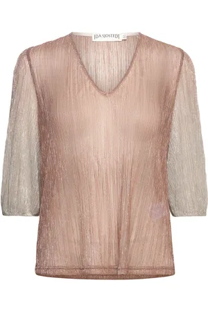 Ida Sjöstedt Ashley Top Designers Blouses Long-sleeved Pink