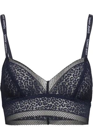 Tommy Hilfiger Unlined Soft Bralette Lingerie Bras & Tops Soft Bras Bralette Navy