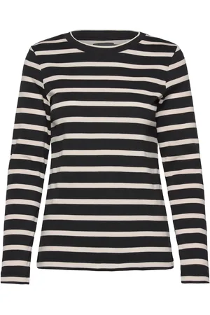 Levete Room Lr-Eagle Tops T-shirts & Tops Long-sleeved Black