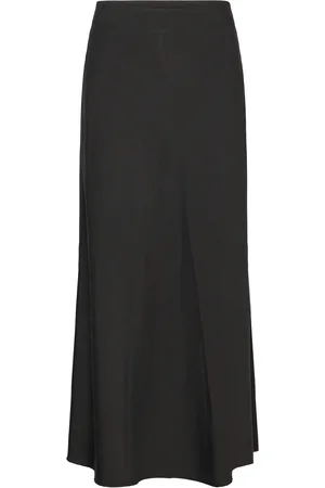 Gina Tricot Viscose Maxi Skirt Pitkä Hame Black