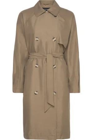 VERO MODA Vmdoreen Long Trenchcoat Boos Trenssi Takki Beige