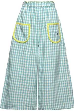 Bobo Choses Vichy Woven Culotte Pants Bottoms Trousers Blue