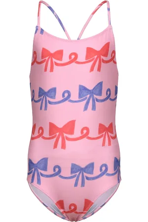 Bobo Choses Ribbon Bow All Over Swimsuit Uimapuku Uima-asut Pink