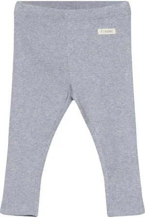 FIXONI Leggings Rib Bottoms Leggings Blue