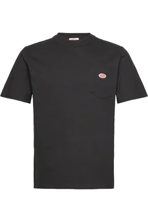 Armor.lux Basic Pocket T-Shirt Héritage Tops T-shirts Short-sleeved Black