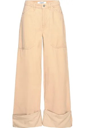 Cannari Concept Big Pocket Pants Bottoms Trousers Wide Leg Cream