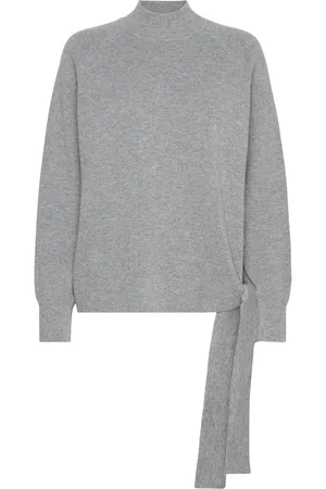 HUGO BOSS Framissy Tops Knitwear Jumpers Grey