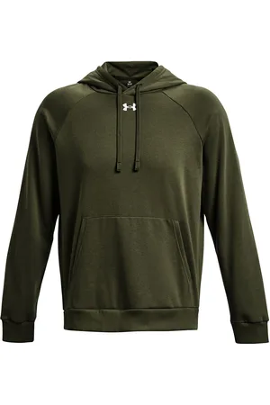 Under Armour Ua Rival Fleece Hoodie Sport Sweat-shirts & Hoodies Hoodies Khaki Green