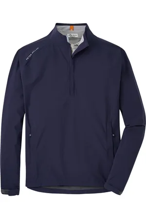 Peter Millar Shield Half-Zip Rain Shell Sport Sweat-shirts & Hoodies Sweat-shirts Navy