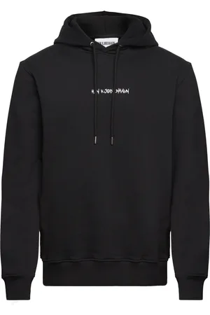 HAN Kjøbenhavn Graphic Font Regular Hoodie Designers Sweat-shirts & Hoodies Hoodies Black