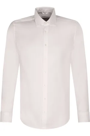 Seidensticker Cityhemden 1/1 Arm Tops Shirts Business White