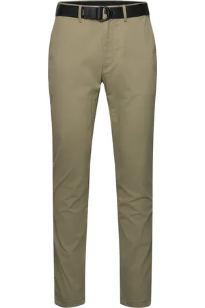 Calvin Klein Modern Twill Slim Chino Bottoms Trousers Chinos Green