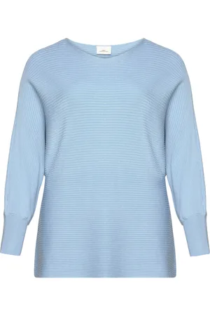 ONLY Carnew Adaline L/S Pullover Knt Noos Tops Knitwear Jumpers Blue