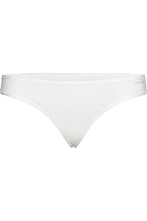 Calvin Klein Thong 3Pk Stringit Alusvaatteet White