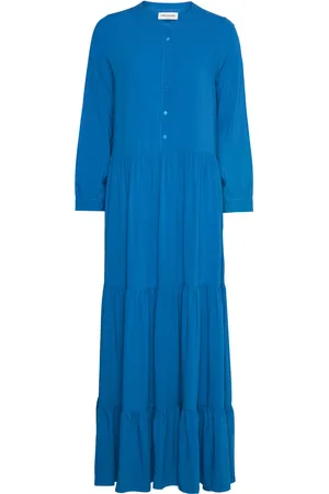 Lollys Laundry Neell Maxi Dress Ls Maksimekko Juhlamekko Blue