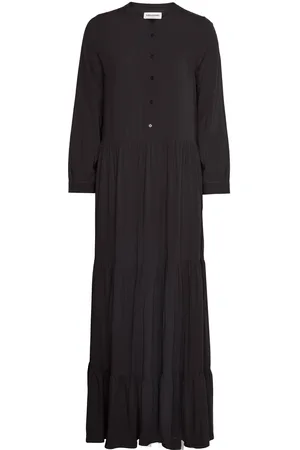 Lollys Laundry Neell Maxi Dress Ls Maksimekko Juhlamekko Black
