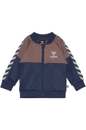 Hummel Hmlolek Zip Jacket Sport Sweat-shirts & Hoodies Sweat-shirts Navy