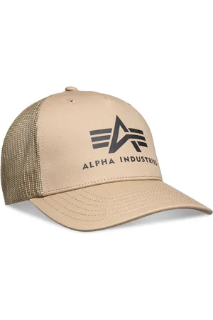 Alpha Industries Basic Trucker Cap Accessories Headwear Caps Beige