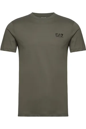 EA7 T-Shirts Tops T-shirts Short-sleeved Khaki Green