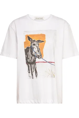 Munthe Midi Tops T-shirts & Tops Short-sleeved White