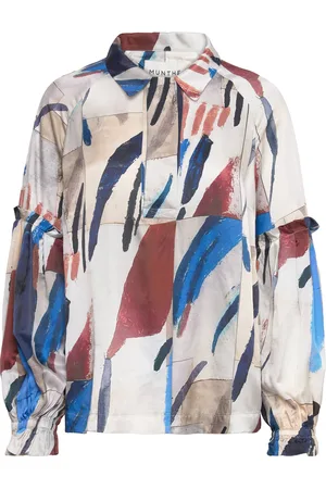 Munthe Jelima Tops Shirts Long-sleeved Cream
