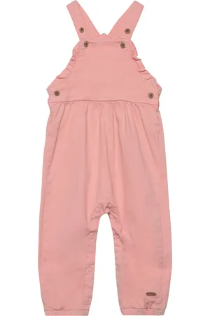 Minymo Overall Twill Bottoms Dungarees Pink