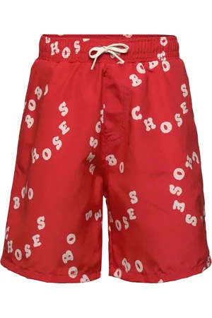 Bobo Choses Circle All Over Swim Bermuda Shorts Uimashortsit Red