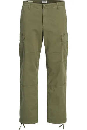 JACK & JONES Jpstkarl Jjharlow Cargo Noos Bottoms Trousers Cargo Pants Khaki Green Jack & J S