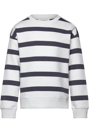 MANGO Striped Print Sweatshirt Tops Sweat-shirts & Hoodies Sweat-shirts Multi/patterned