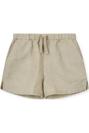 Liewood Tage Linen Shorts Bottoms Shorts Burgundy