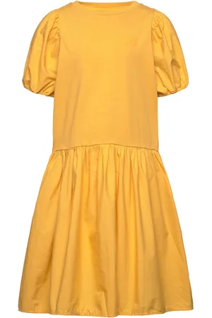 Molo Chikako Dresses & Skirts Dresses Casual Dresses Short-sleeved Casual Dresses Yellow