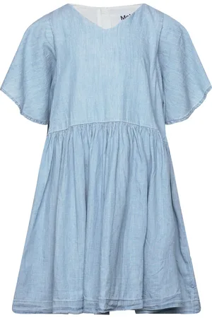 Molo Christiana Dresses & Skirts Dresses Casual Dresses Short-sleeved Casual Dresses Blue