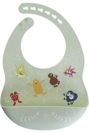 Babblarna Silikonhaklapp, I Naturen Baby & Maternity Baby Feeding Bibs Sleeveless Bibs Green