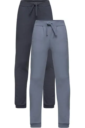 Minymo Pants Sweat 2-Pack Bottoms Sweatpants Blue