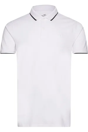 Hollister Hco. Guys Knits Tops Knitwear Short Sleeve Knitted Polos White