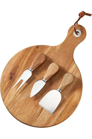 Dorre Cheese Serving Set Oline Home Tableware Serving Dishes Serving Platters Brown