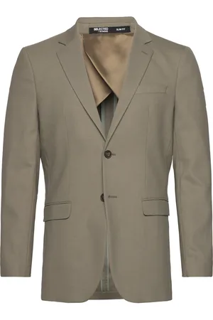 SELECTED Slhslim-Neil Blz Noos Suits & Blazers Blazers Single Breasted Blazers Khaki Green
