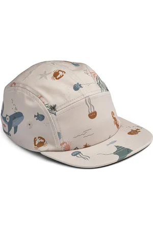 Liewood Rory Printed Cap Accessories Headwear Caps Cream
