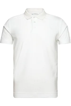 Lindbergh Terry Pique Tops Polos Short-sleeved White